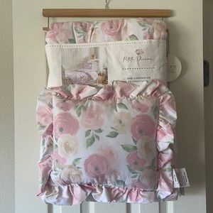 Toddler Comforter and Decorative Pillow Set